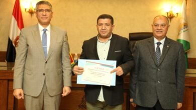 احتفالية أقامتها المحافظة لتكريم الموظفين