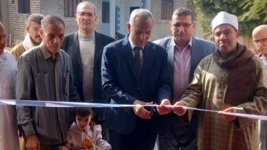 افتتاح المسجد الكبير بقرية منشاة أبومليح
