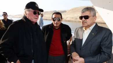 حسين فهمي ورئيس هيئة قناة السويس