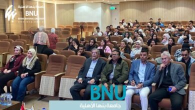 طلاب العلاج الطبيعي والطب البشري في بنها