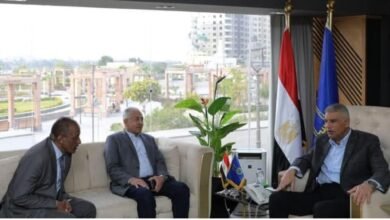 محافظ أسوان والنائب الأول لحماة وطن