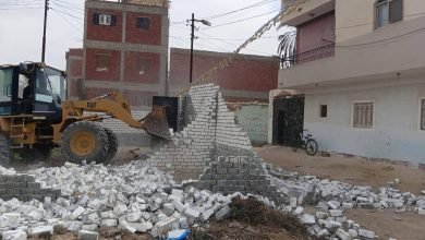 إزالة مبانٍ وأسوار مخالفة