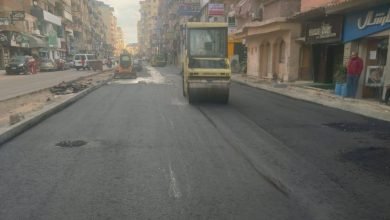 إصلاح المزلقانات وتأمين جوانب طريق الروضة