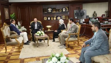 محافظ بني سويف ونائب وزير الصحة