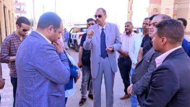 محافظ سوهاج بحي الكوثر