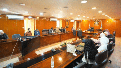 خريجي كلية الهندسة في استضافة محافظ أسيوط